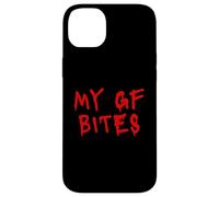 Costume d'halloween Amusant My GF Bites Graffiti Coque pour iPhone 14 Plus