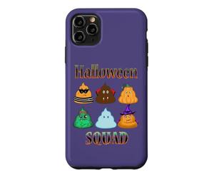 Costume d'halloween Amusant Poop Squad Mignon Halloween Creeps Coque pour iPhone 11 Pro Max