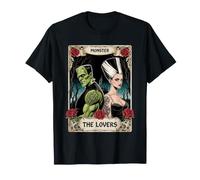 Costume d'halloween Amusant pour Couple de Monstres Gothiques T-Shirt