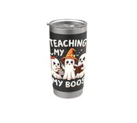 Costume d'Halloween amusant pour enseignants fantômes enseignant mes seins Gobelet isotherme en acier inoxydable double paroi