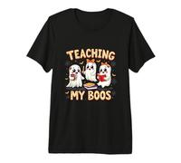 Costume d'halloween Amusant pour Enseignants fantômes Enseignant Mes Seins T-Shirt Haut de Gamme