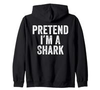 Costume d'halloween Amusant « Pretend I'm a Shark » Sweat à Capuche