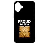 Costume d'halloween Amusant « Proud to Be A Cracker Biscuit » Coque pour iPhone 16 Plus