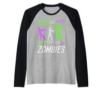 Costume d'halloween Amusant Run Like You're Running from Zombies Manche Raglan