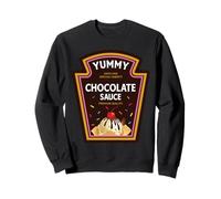 Costume d'halloween Assorti 2026 Sauce au Chocolat Sweatshirt