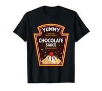 Costume d'halloween Assorti 2026 Sauce au Chocolat T-Shirt