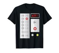 Costume d'Halloween avec boutons d'ascenseur cool pour homme et femme T-Shirt