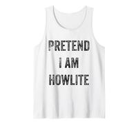 Costume d'halloween avec Inscription « Pretend I Am Howlite Mineral Stone Lover » Débardeur