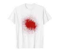 Costume d'halloween avec plaie sanglante, Zombie blessé par éclaboussures de Sang T-Shirt