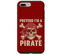 Costume d'halloween avec tête de Mort et os croisés « Pretend I'm a Pirate » Coque pour iPhone 7 Plus/8 Plus