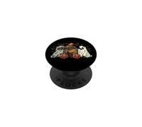 Costume d'halloween : Chat Noir, sorcière, fantôme, Momie PopSockets PopGrip Adhésif