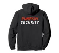 Costume d'halloween Dad Mom Kids Back Citrouille Security Adult Sweat à Capuche