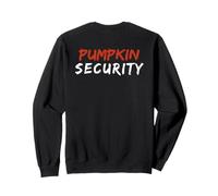 Costume d'halloween Dad Mom Kids Back Citrouille Security Adult Sweatshirt