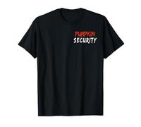 Costume d'halloween Dad Mom Two Sides Citrouille Security Adult T-Shirt
