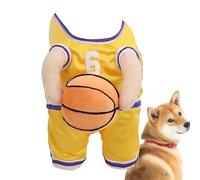 Costume d'Halloween de basket-ball pour animal domestique - Costume de basket-ball pour chien avec balle - Costume d'Halloween de basket-ball pour chien Regarder un chien, c'est comme se transformer