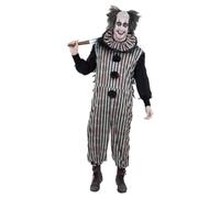 Costume D'Halloween De Clown Vintage Sombre Pour Adultes Et Enfants
