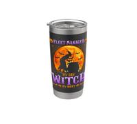 Costume d'Halloween de gestionnaire de flotte par Day Witch By Night Gobelet isotherme en acier inoxydable double paroi