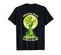 Costume d'halloween de Jardinier avec Inscription « You re Never Too Old Zombie Hand » T-Shirt