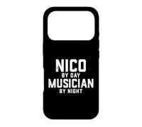 Costume d'halloween de Musicien Nico Gen Z Millennial Nico Meme Coque pour iPhone 17 Pro