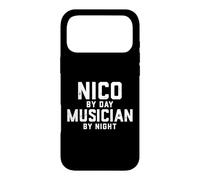 Costume d'halloween de Musicien Nico Gen Z Millennial Nico Meme Coque pour iPhone 17 Pro Max