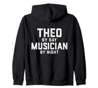 Costume d'halloween de Musicien Theo Gen Z Millennial Meme Theo Sweat à Capuche