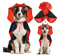 Costume d'Halloween de vampire pour chien, costume d'Halloween pour grands chiens, cape de diable d'Halloween pour chien, costumes drôles pour grand chien, fête d'Halloween et accessoires de cosplay