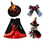 Costume d'halloween De Vampire pour Chien Et Chat, Costume d'halloween pour Chiens Et Chats De Petite Et Moyenne Taille, Collier pour Animaux De Compagnie,Tenue pour Chat
