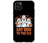 Costume d'halloween d'infirmière fantôme Say Boo to The Flu Coque pour iPhone 11 Pro Max