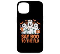Costume d'halloween d'infirmière fantôme Say Boo to The Flu Coque pour iPhone 13