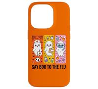 Costume d'halloween d'infirmière fantôme Say Boo to The Flu Coque pour iPhone 14 Pro