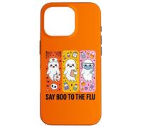 Costume d'halloween d'infirmière fantôme Say Boo to The Flu Coque pour iPhone 16 Pro
