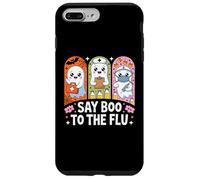 Costume d'halloween d'infirmière fantôme Say Boo to The Flu Coque pour iPhone 7 Plus/8 Plus