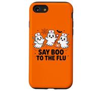Costume d'halloween d'infirmière fantôme Say Boo to The Flu Coque pour iPhone SE (2020) / 7/8