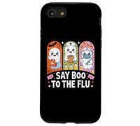 Costume d'halloween d'infirmière fantôme Say Boo to The Flu Coque pour iPhone SE (2020) / 7/8