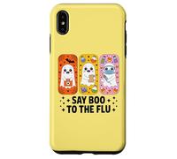 Costume d'halloween d'infirmière fantôme Say Boo to The Flu Coque pour iPhone XS Max