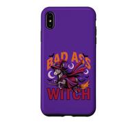 Costume d'halloween drôle pour Halloween Bad Ass Witch Coque pour iPhone XS Max