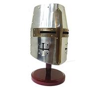 Costume d'Halloween du chevalier templier de Thor (LARP/SCA/médiéval) argenté rustique vintage décoration d'intérieur cadeaux