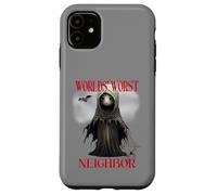 Costume d'halloween du Pire Voisin du Monde Satire effrayante Coque pour iPhone 11