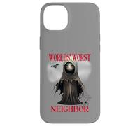 Costume d'halloween du Pire Voisin du Monde Satire effrayante Coque pour iPhone 14 Plus