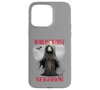 Costume d'halloween du Pire Voisin du Monde Satire effrayante Coque pour iPhone 15 Pro Max