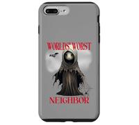 Costume d'halloween du Pire Voisin du Monde Satire effrayante Coque pour iPhone 7 Plus/8 Plus