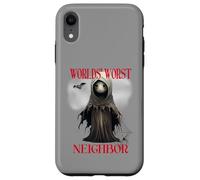 Costume d'halloween du Pire Voisin du Monde Satire effrayante Coque pour iPhone XR