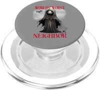 Costume d'halloween du Pire Voisin du Monde Satire effrayante PopSockets PopGrip pour MagSafe