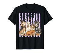 Costume d'halloween Effrayant à Rayures pour Chiot T-Shirt Graphique avec Valeur