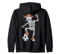 Costume d'halloween Effrayant avec Squelette de Licorne Sweat à Capuche