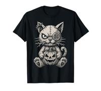 Costume d'halloween Effrayant Chat vaudou avec Citrouille T-Shirt
