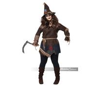 Costume D'Halloween Effrayant De Scarecrow Pour Adulte Grande Taille 8020-133
