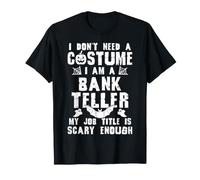 Costume d'halloween Effrayant et Amusant de conteur de banques T-Shirt