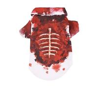 Costume d'Halloween effrayant pour animaux de compagnie avec éclaboussures de sang pour chats, chiens, festival de famille, rassemblement de chien, costume de fête d'Halloween pour animal domestique