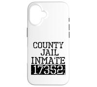 Costume d'halloween Effrayant Prisonnier de la Prison du comté Coque pour iPhone 16